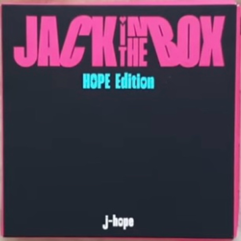 NEW J-Hope Jack in The Box (HOPE Edition) Exclusive Photo Card & CD